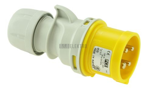 Vidlice 16A, 5pólová 400V IP44 TWIST šroubová svorka PCE 015-6