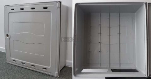 Skříň plynoměrová HUP SSX600+ plast prázdná pro zazdění nebo na povrch PROM