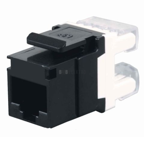 Konektor RJ45 KEYSTONE Cat.5e UTP (nestíněný) Solarix SXKJ-5E-UTP-BK
