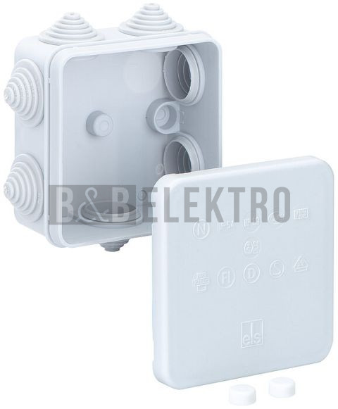 Krabice rozbočovací HP 80-L prázdná IP55 85x85x42m šedá Spelsberg 32298001