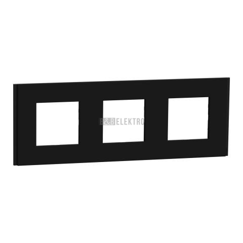 Unica Deco NU600672 Rámeček trojnásobný Rubber Schneider