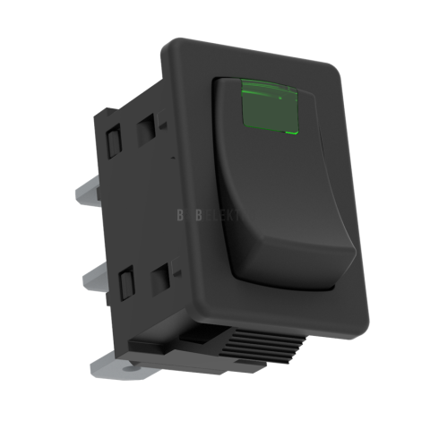 Elko USS-08 Spínač s doutnavkou - zelená max. 250 V