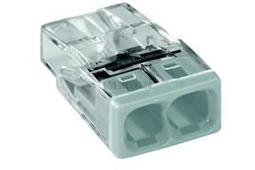 Svorka krabicová 2x0,5-2,5mm 2273-202 bezšroubová bílá WAGO